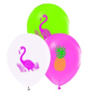 BALON FLAMINGO PASTELRENKLER PK:100 KL:50