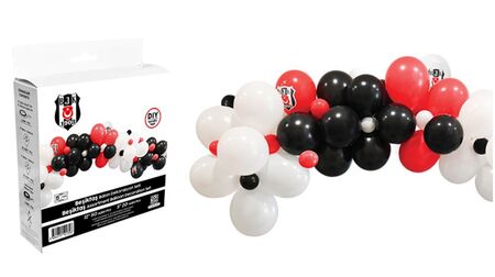 BALON DEKORANSYONU 3 LÜ SET BEŞİKTAŞ SET:70 KL:6