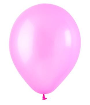 BALON DÜZ NEON FOSFORLU 12 İNC PEMBE PK:100